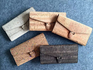 Hot Sale Nature Cork Raw material Women wallet with card and money slot