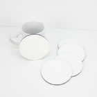 Sublimation 4mm or 6mm Hardboard Drink Coasters - 3.75" Round