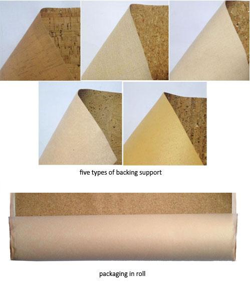 Materiał reklamowy Cork / skóra do produkcji torebek i butów z podkładem PU