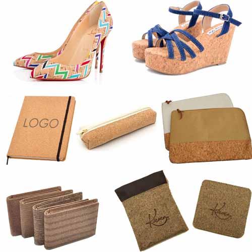 Materiał reklamowy Cork / skóra do produkcji torebek i butów z podkładem PU
