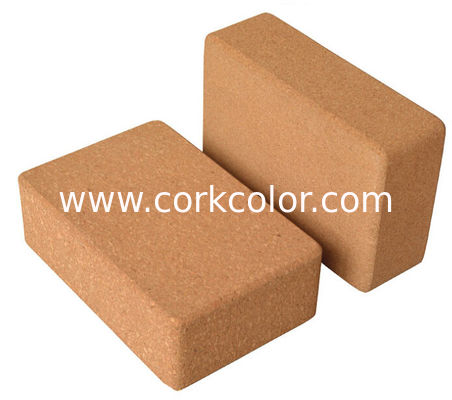 Hot Sale Eco Friendly Nature Blank Cork Yoga Block 3''x6''x9''