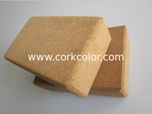 Hot Sale Eco Friendly Nature Blank Cork Yoga Block 3''x6''x9''