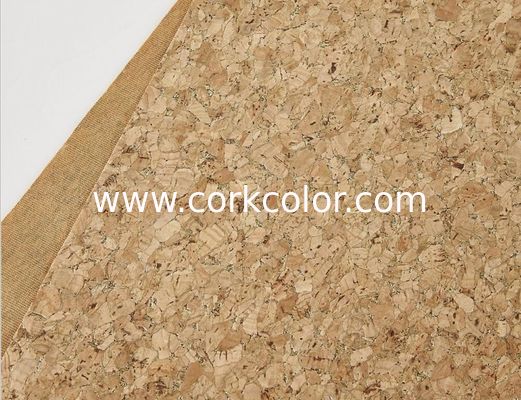 Cork Leather with Natural Cork Veneer and PU Backing for Bag, Sofa, Wallet etc
