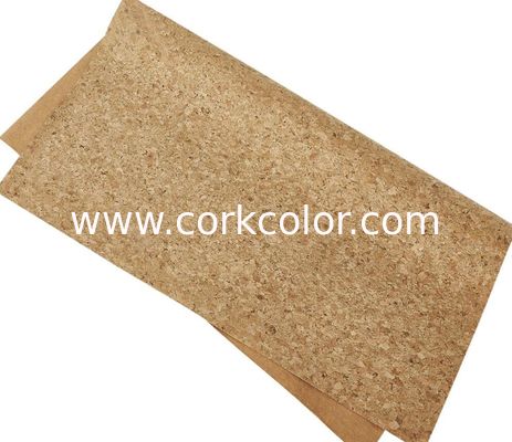 Cork Leather with Natural Cork Veneer and PU Backing for Bag, Sofa, Wallet etc