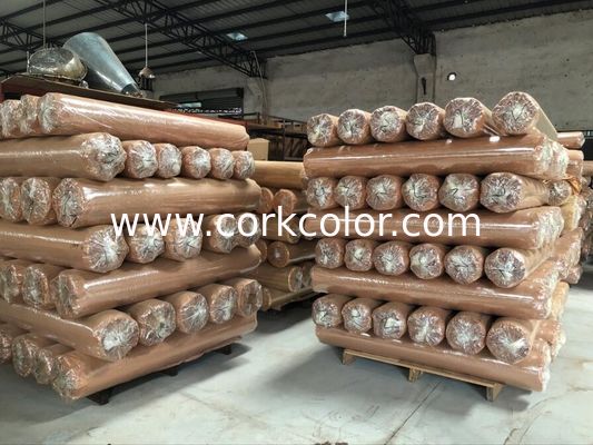 Cork Leather with Natural Cork Veneer and PU Backing for Bag, Sofa, Wallet etc