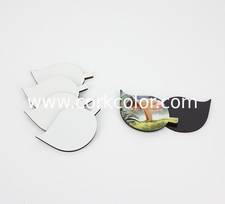 Factory Wholesale 60x55mm Sublimation Blank Fridge Magnets for Home Decoration